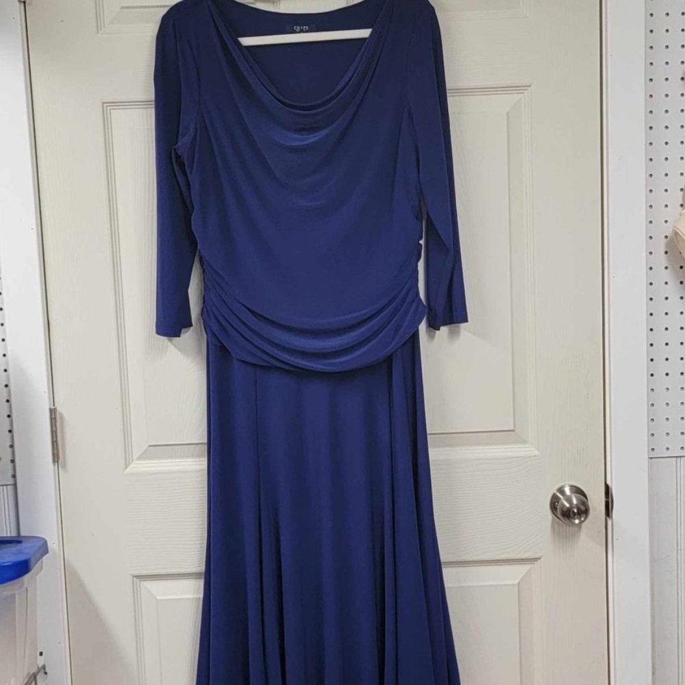 Royal Blue Chaps Dress